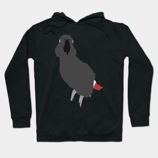 African Grey Minimalistic Hoodie